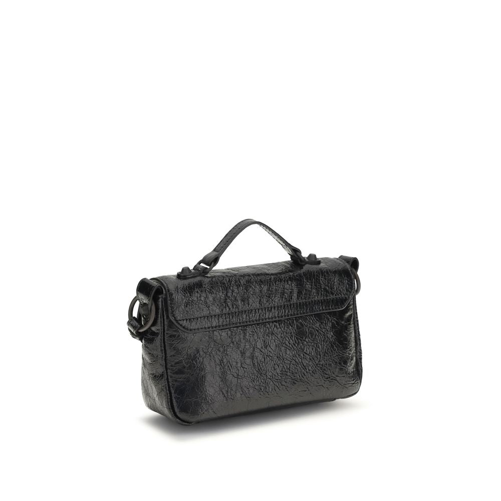 Balenciaga Black Lamb Ovis Aries Aries Shoulder Bag Balenciaga
