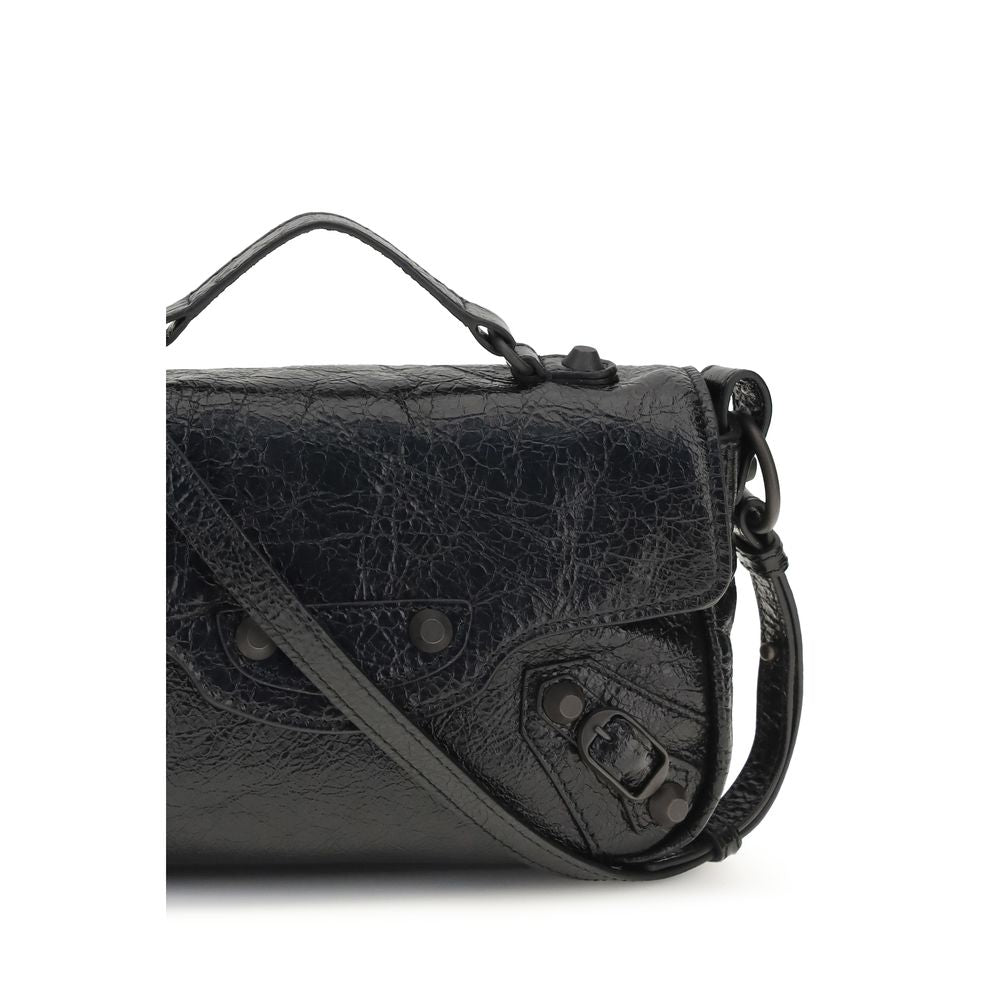 Balenciaga Black Lamb Ovis Aries Aries Shoulder Bag Balenciaga