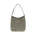 Saint Laurent Gray Calf Leather Bos Taurus Shoulder Bag Saint Laurent
