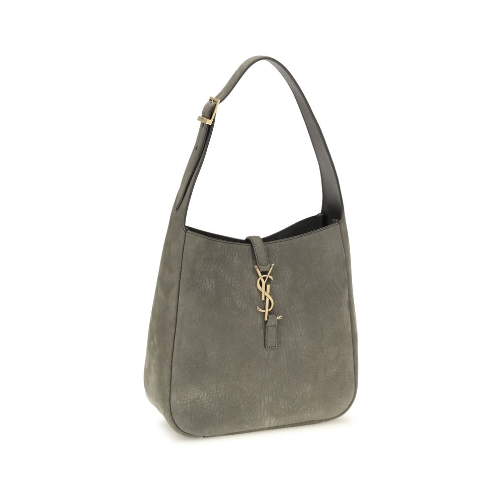 Saint Laurent Gray Calf Leather Bos Taurus Shoulder Bag Saint Laurent
