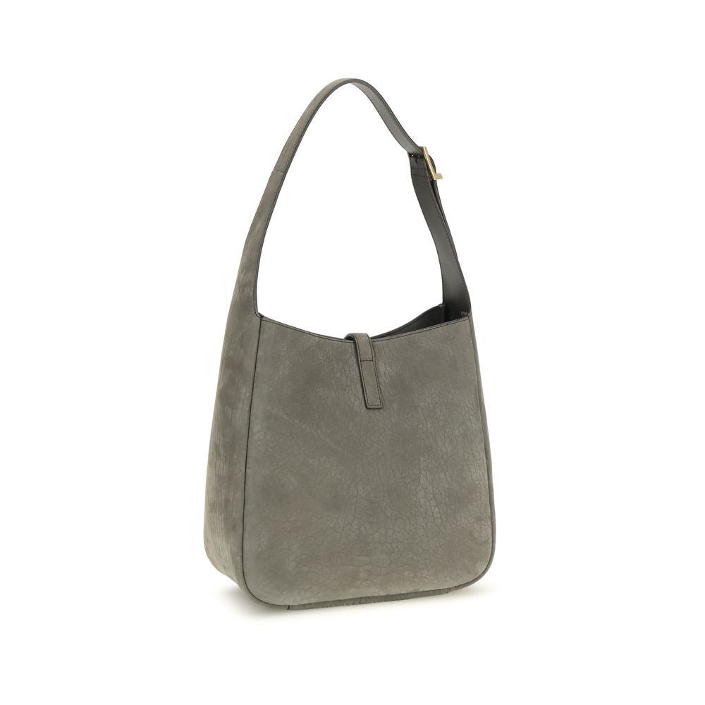 Saint Laurent Gray Calf Leather Bos Taurus Shoulder Bag Saint Laurent
