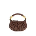 Balmain Brown Calf Leather Bos Taurus Shoulder Bag Balmain