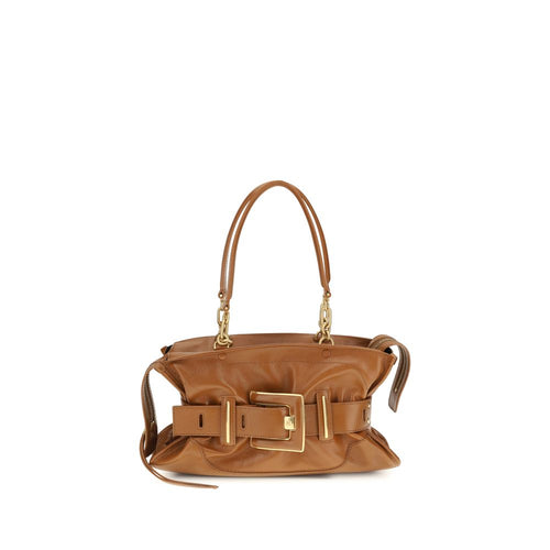 Balmain Brown Calf Leather Bos Taurus Handbag Balmain