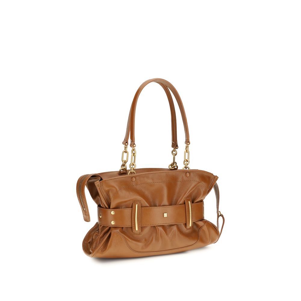 Balmain Brown Calf Leather Bos Taurus Handbag Balmain