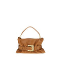 Balmain Brown Calf Leather Bos Taurus Shoulder Bag Balmain