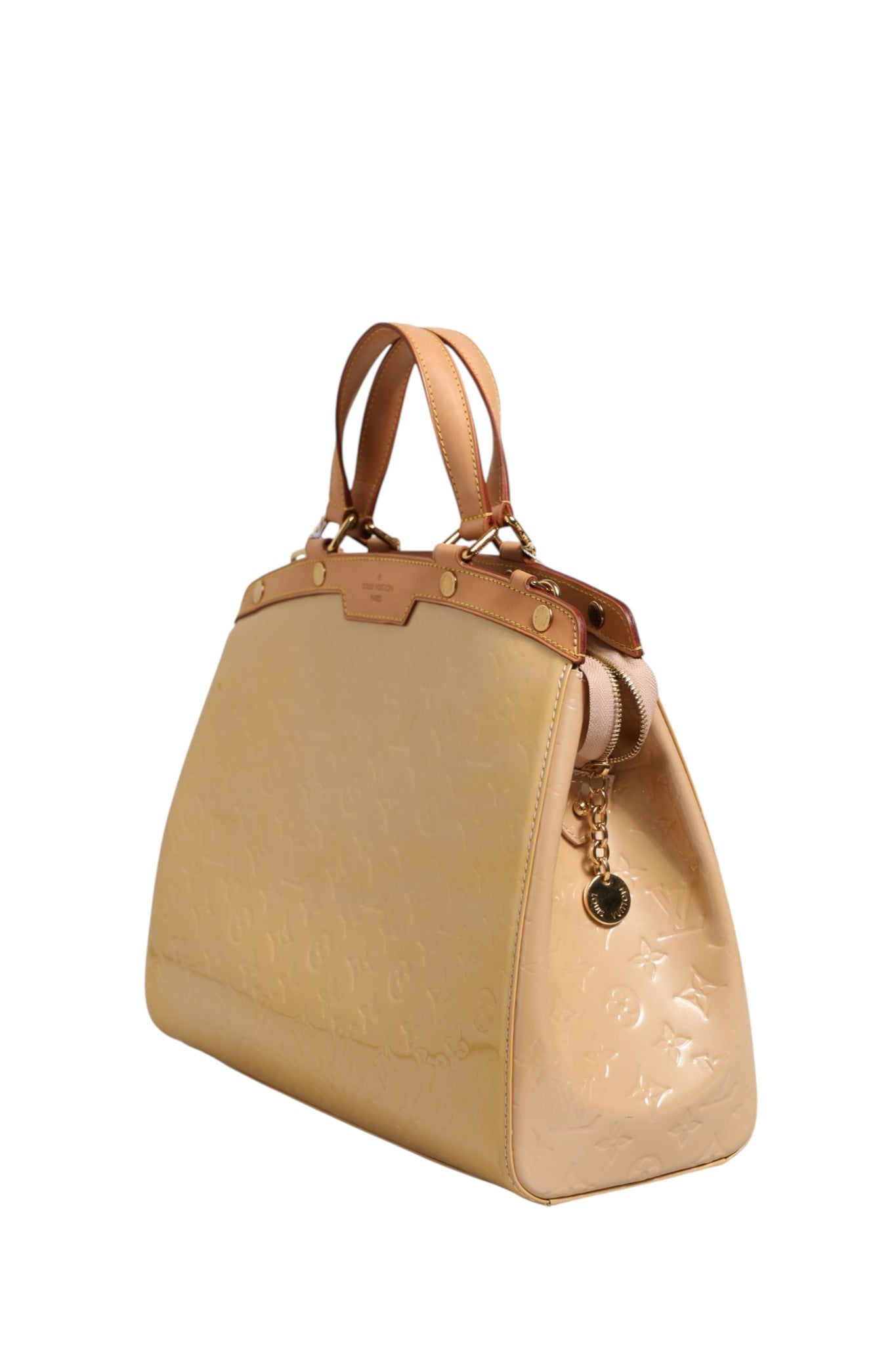 Louis Vuitton Monogram Vernis Brea MM Beige Poudre Handbag Louis Vuitton