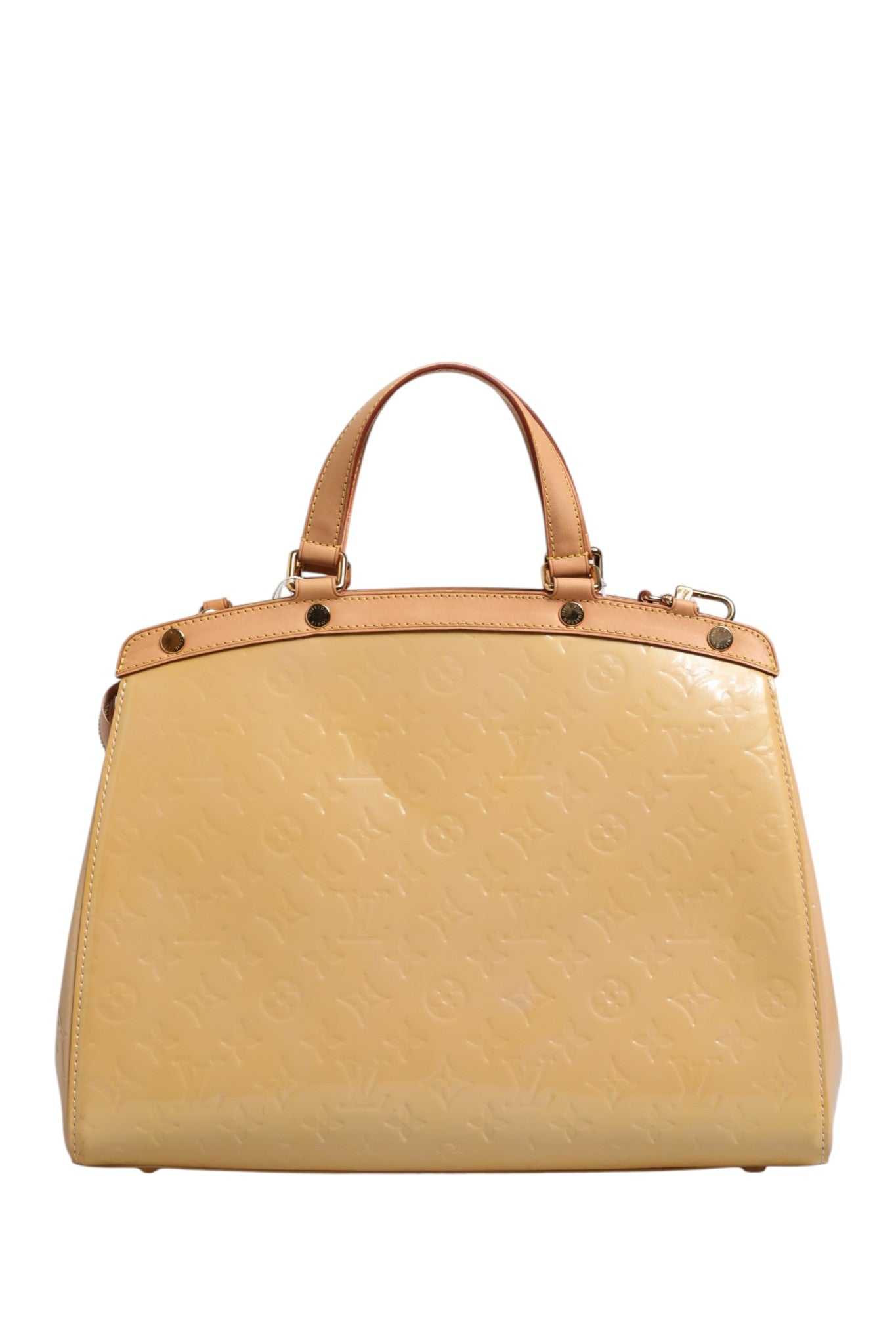 Louis Vuitton Monogram Vernis Brea MM Beige Poudre Handbag Louis Vuitton