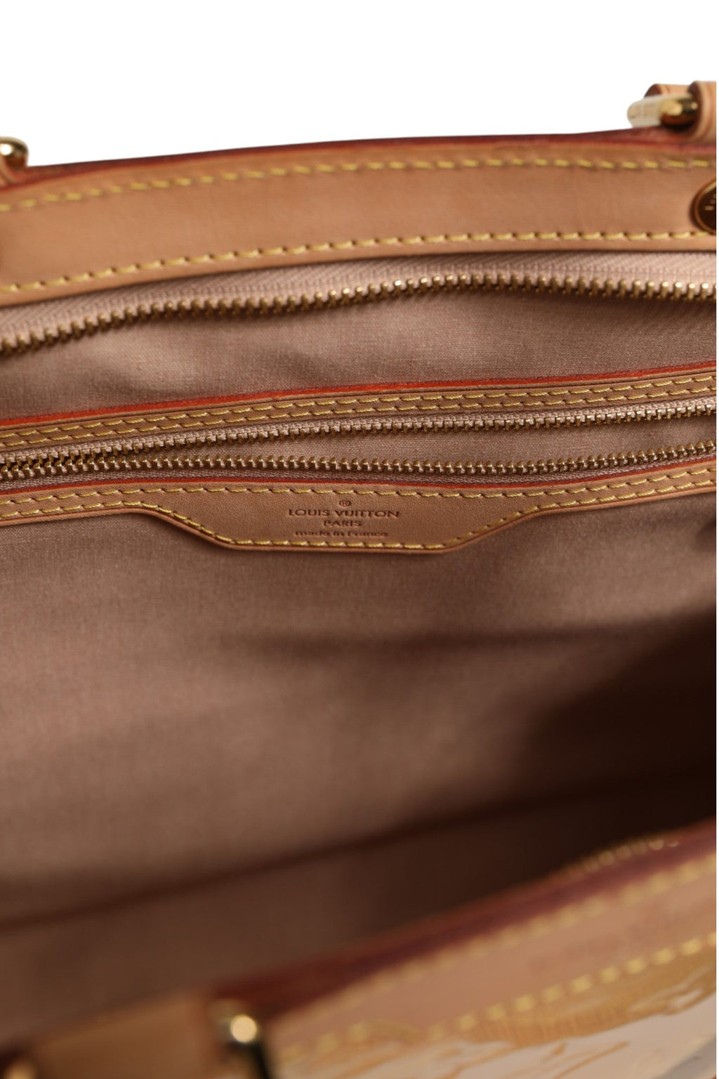 Louis Vuitton Monogram Vernis Brea MM Beige Poudre Handbag Louis Vuitton