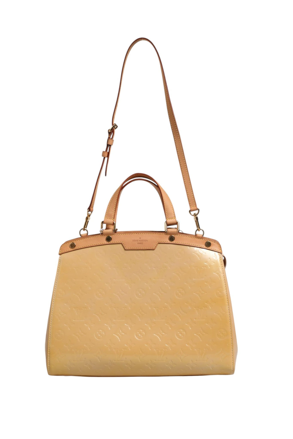 Louis Vuitton Monogram Vernis Brea MM Beige Poudre Handbag Louis Vuitton
