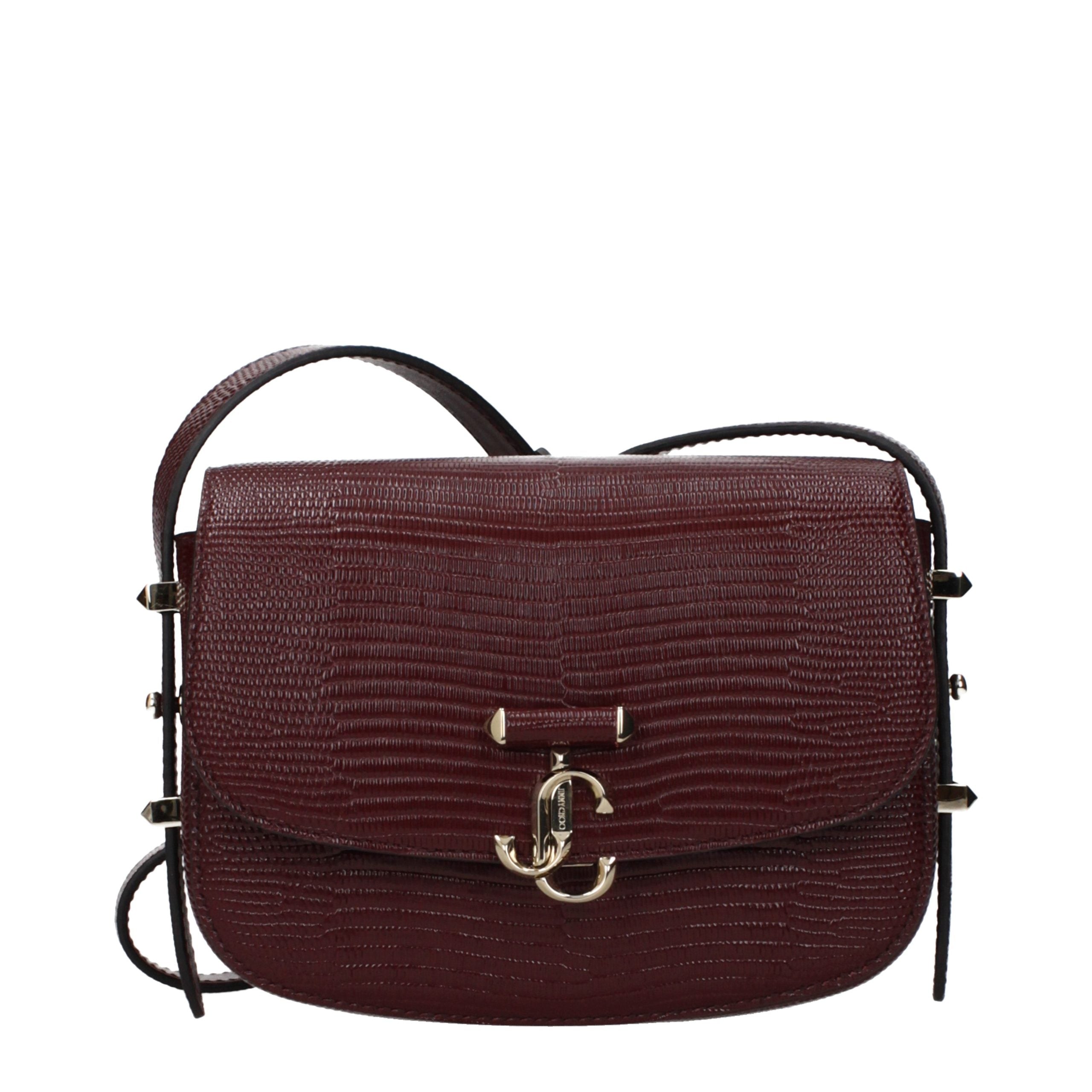 Jimmy Choo Red Leather Shoulder Bag Jimmy Choo