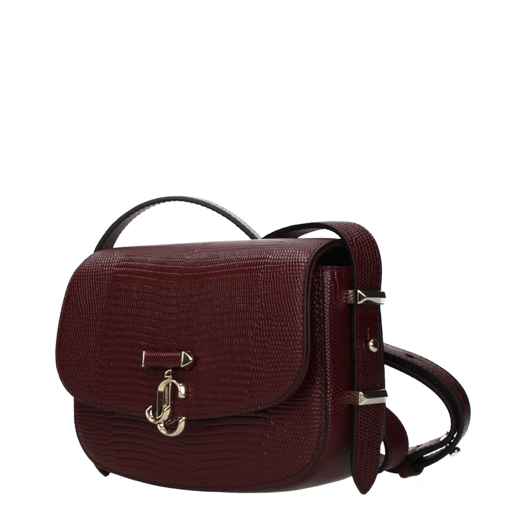 Jimmy Choo Red Leather Shoulder Bag Jimmy Choo