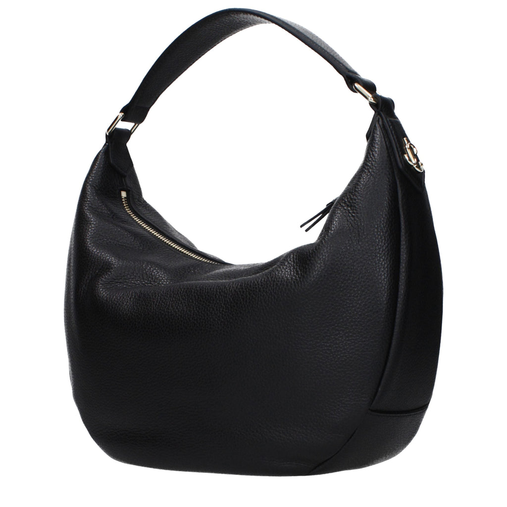 Jimmy Choo Black Leather Shoulder Bag Jimmy Choo