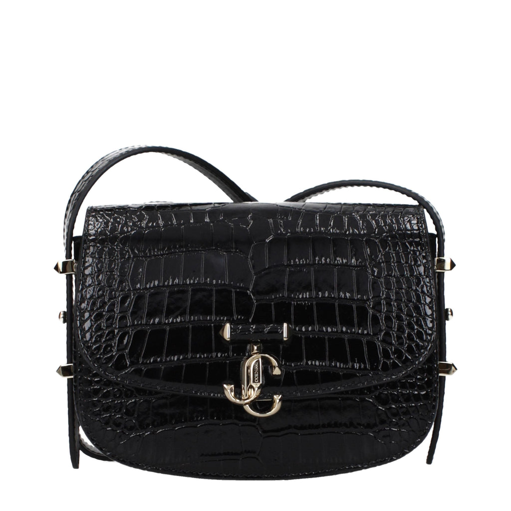 Jimmy Choo Black Leather Crossbody Bag Jimmy Choo