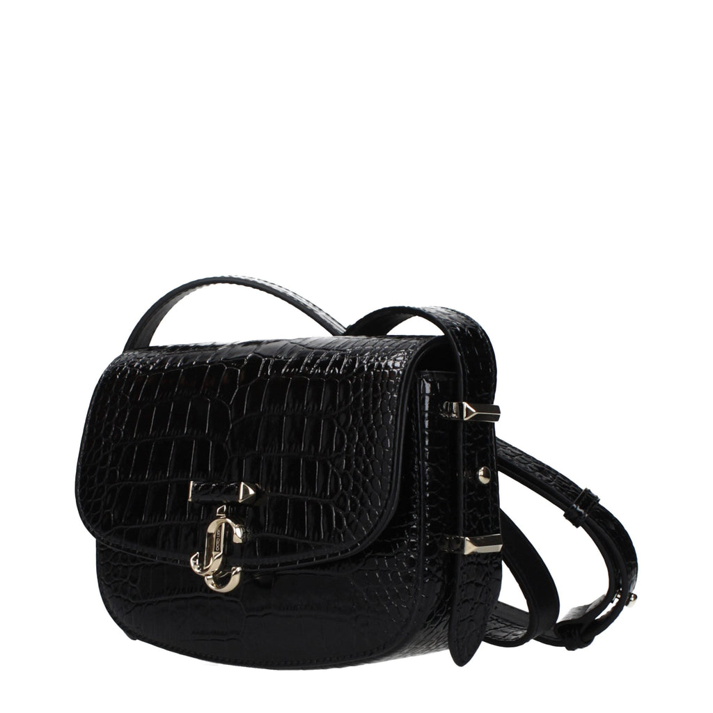 Jimmy Choo Black Leather Crossbody Bag Jimmy Choo