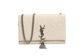 Saint Laurent Kate Tassel Small Croc-Embossed Leather Saint Laurent