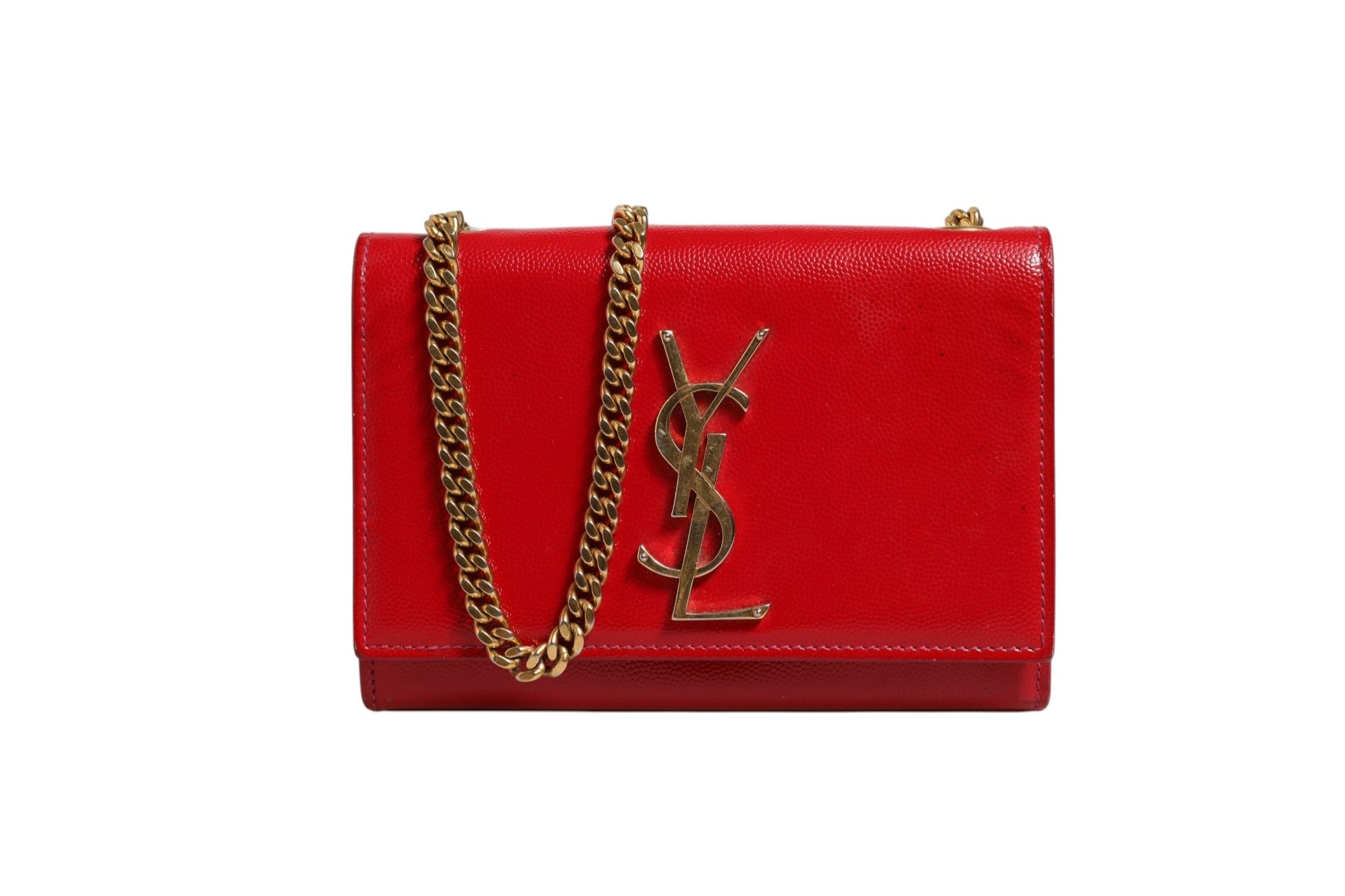 Saint Laurent Kate Red Leather Crossbody Bag Saint Laurent