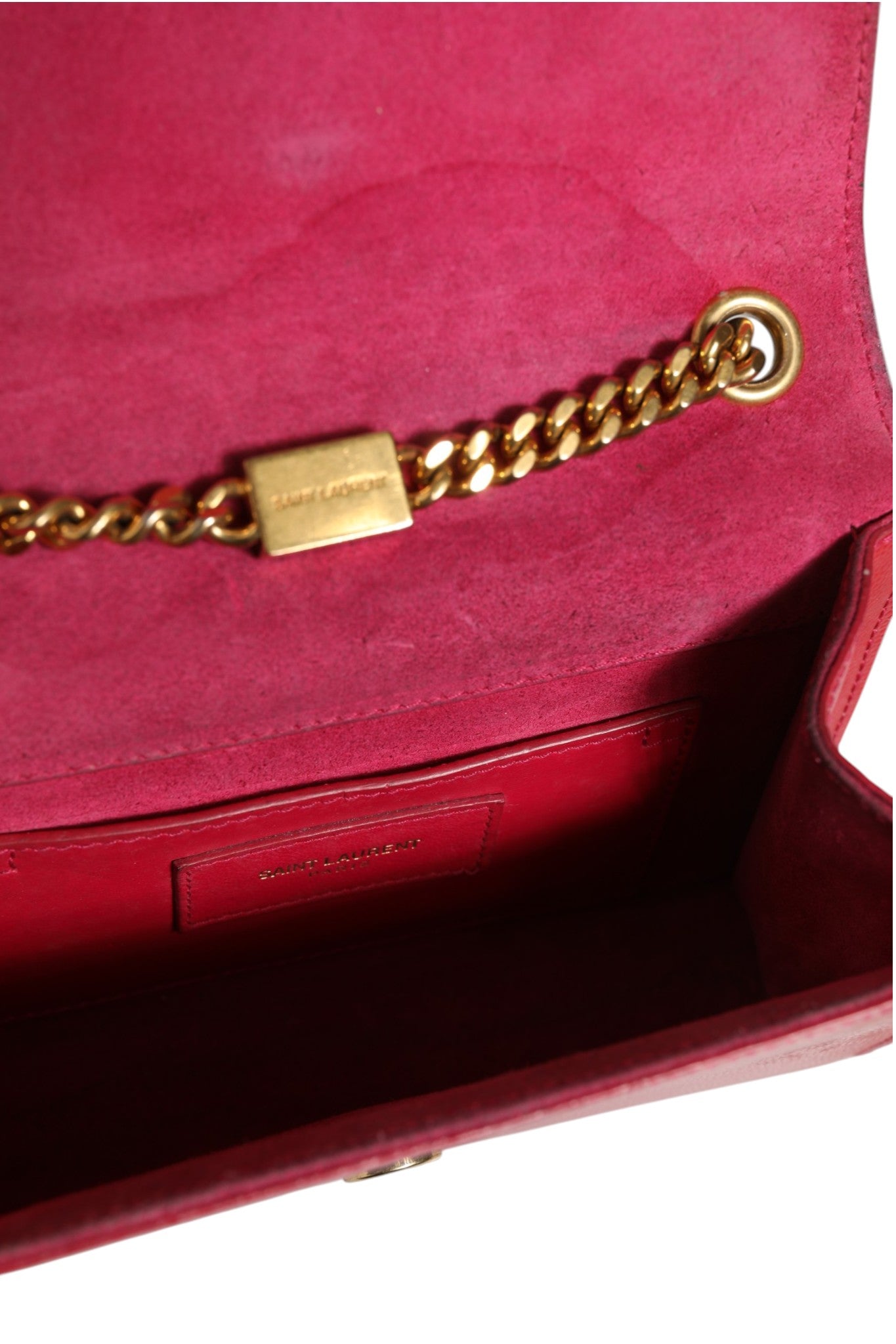 Saint Laurent Kate Red Leather Crossbody Bag Saint Laurent