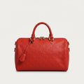 Louis Vuitton Red Monogram Empreinte Speedy Bandouliere 30 Louis Vuitton