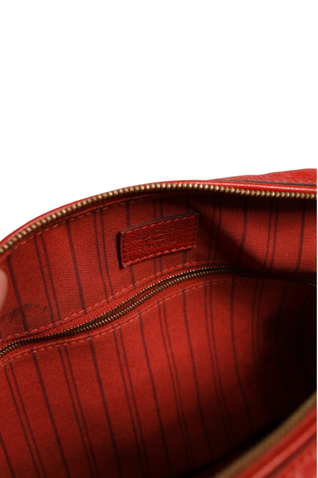 Louis Vuitton Red Monogram Empreinte Speedy Bandoulière 30 Louis Vuitton