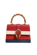 Gucci Dionysus Bamboo Medium Top Handle Bag White Blue Red Gucci