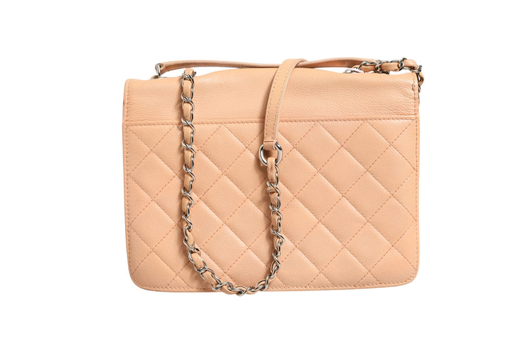 Chanel Goatskin Quilted Small CC Box Flap Bag Chanel