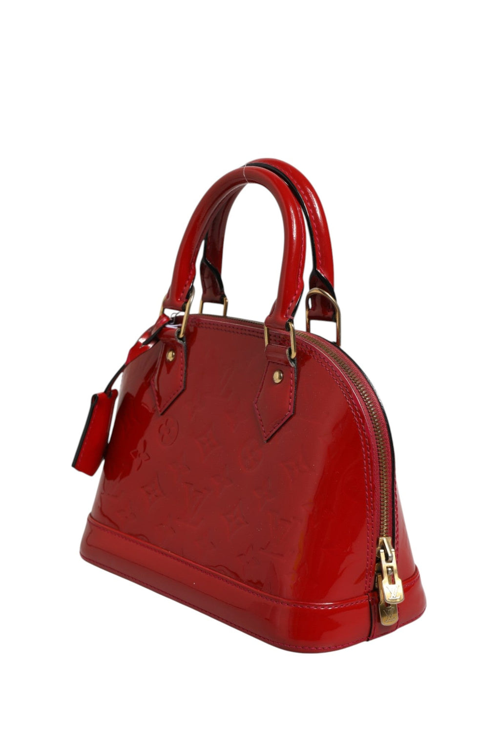 Louis Vuitton Monogram Vernis Alma BB in Pomme D’Amour Louis Vuitton