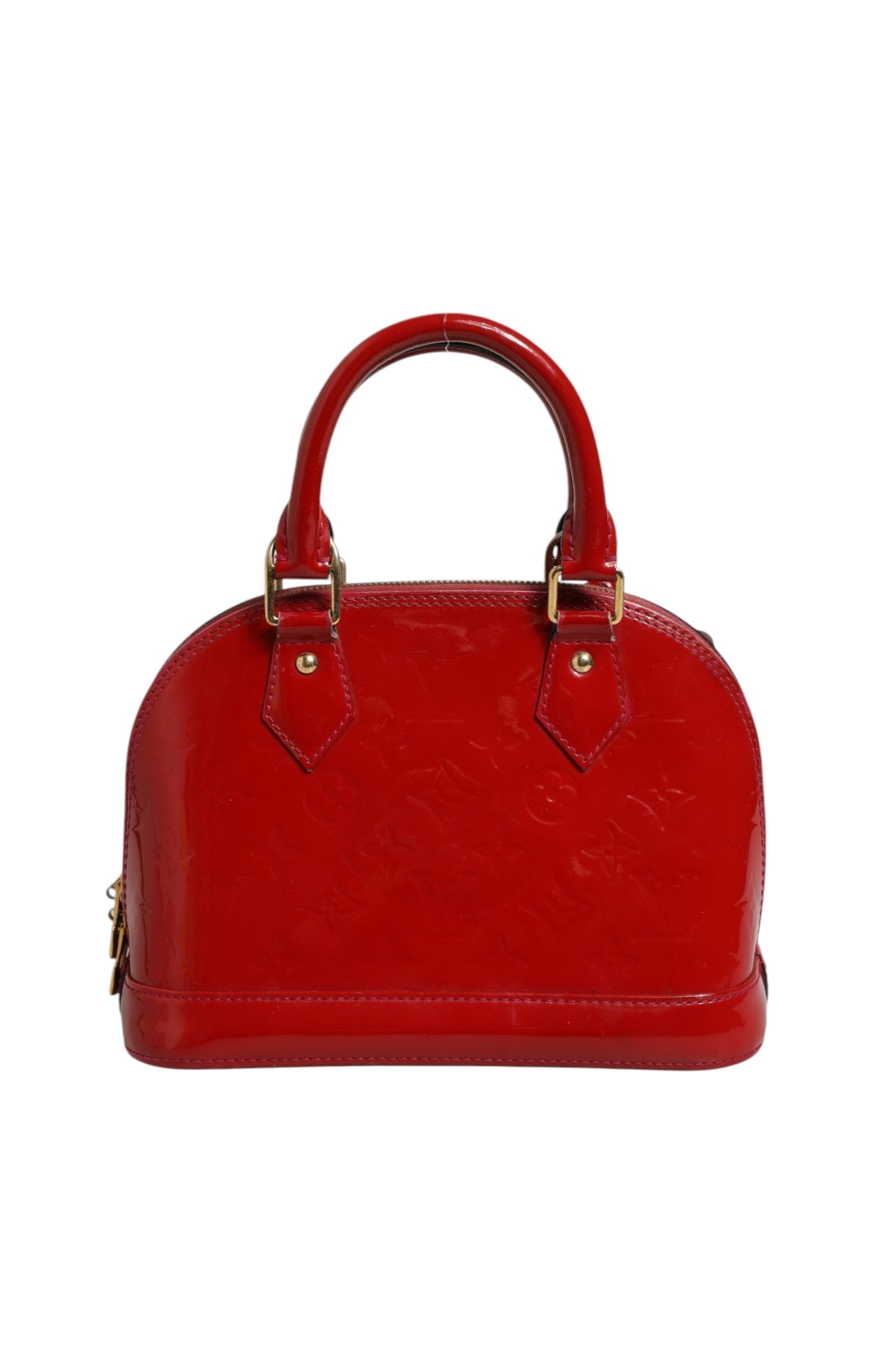 Louis Vuitton Monogram Vernis Alma BB in Pomme D’Amour Louis Vuitton