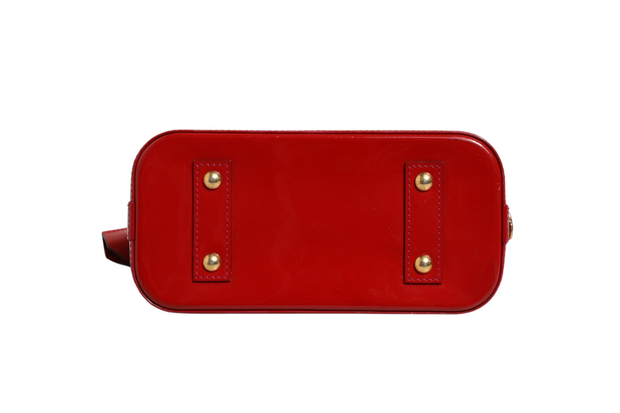 Louis Vuitton Monogram Vernis Alma BB in Pomme D’Amour Louis Vuitton