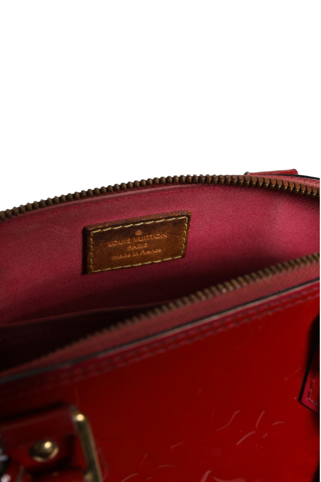 Louis Vuitton Monogram Vernis Alma BB in Pomme D’Amour Louis Vuitton