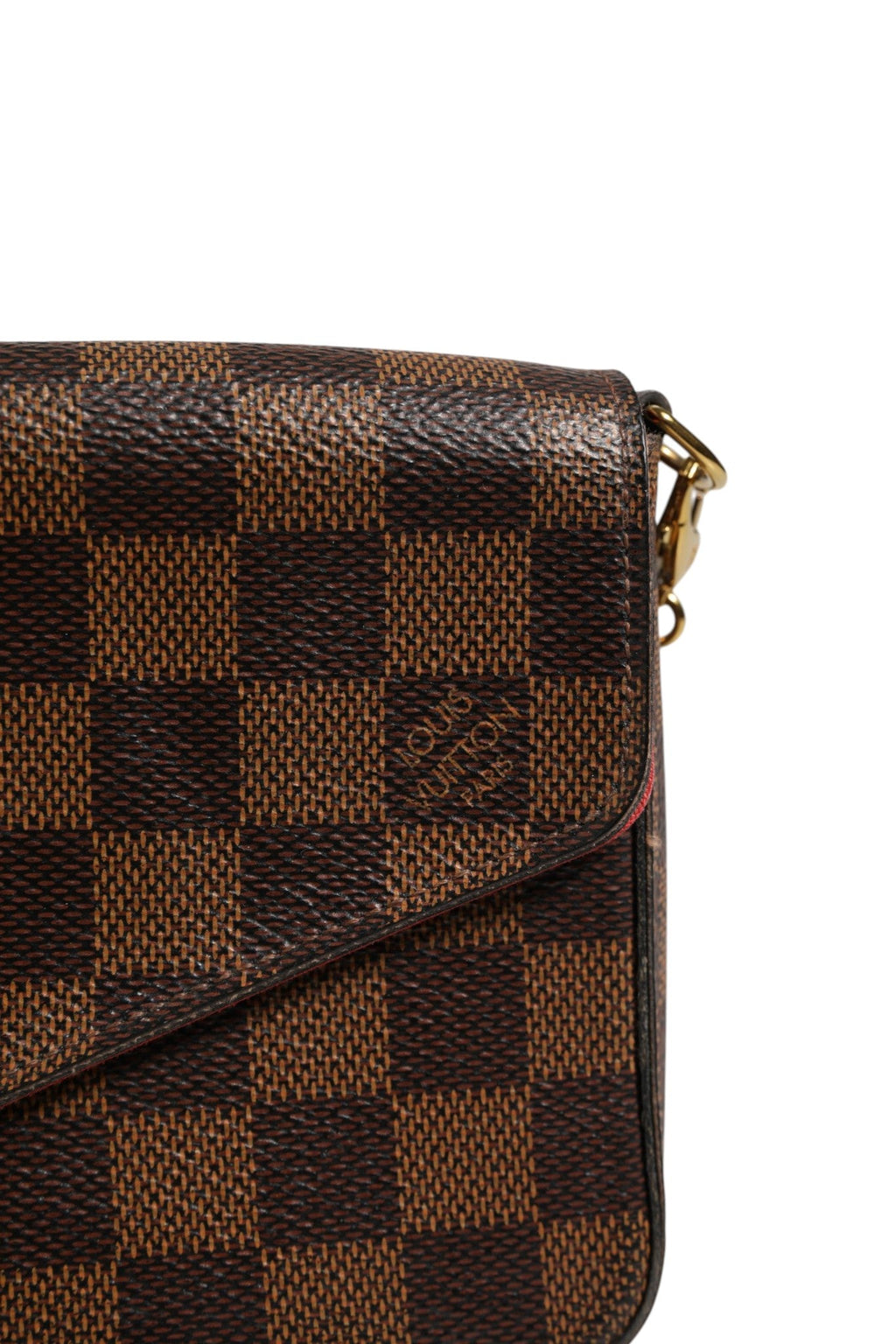 Louis Vuitton Damier Ebene Pochette Félicie Chain Wallet Louis Vuitton