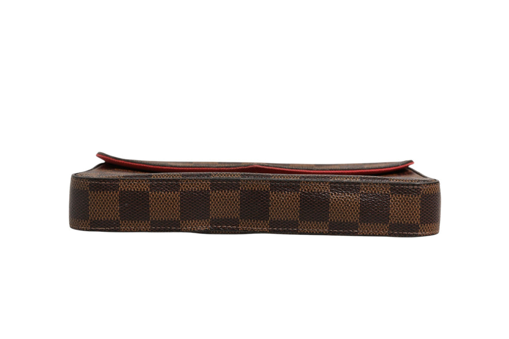 Louis Vuitton Damier Ebene Pochette Félicie Chain Wallet Louis Vuitton