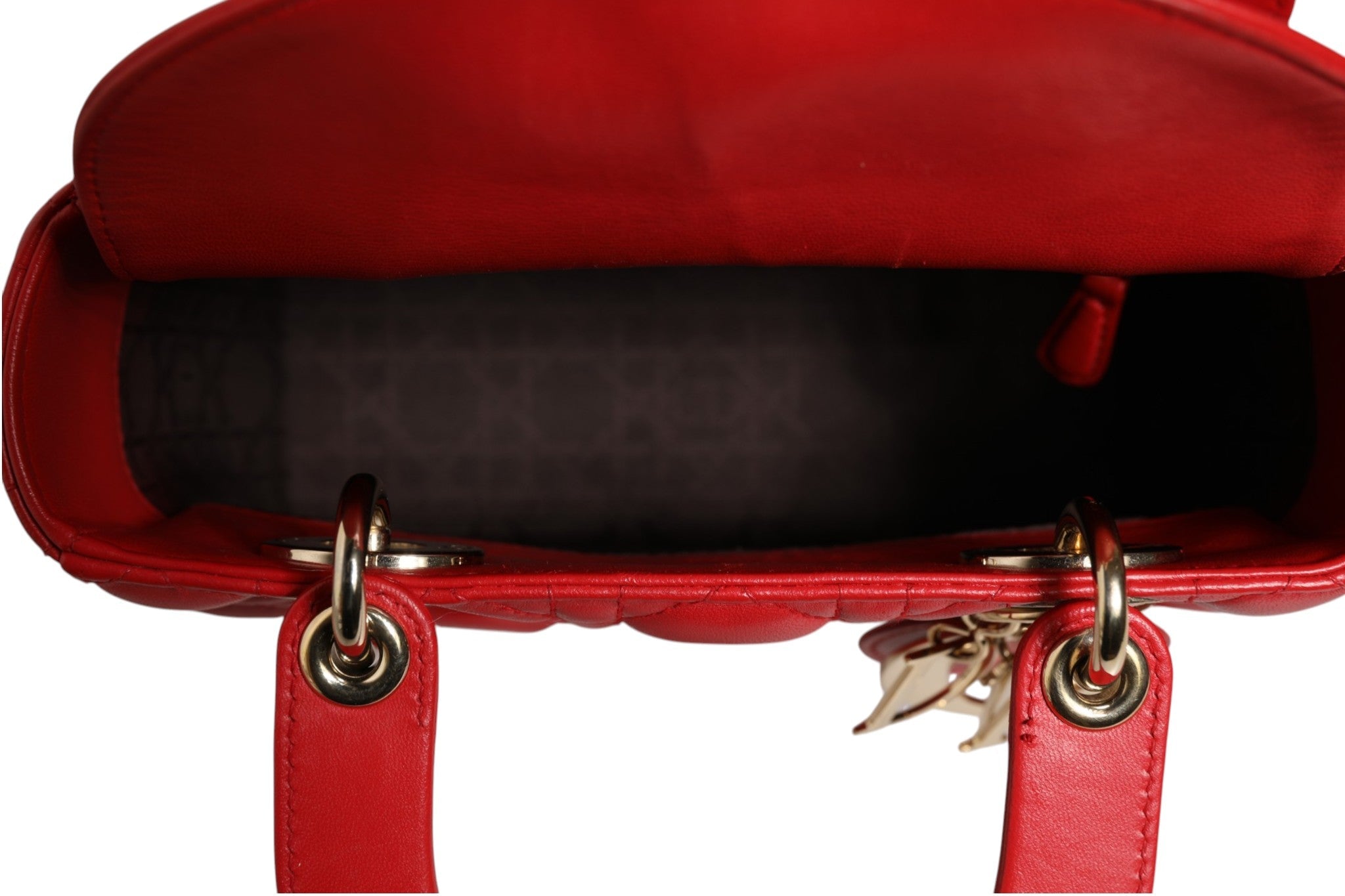 Christian Dior Lady Dior Cannage Leather Handbag Christian Dior