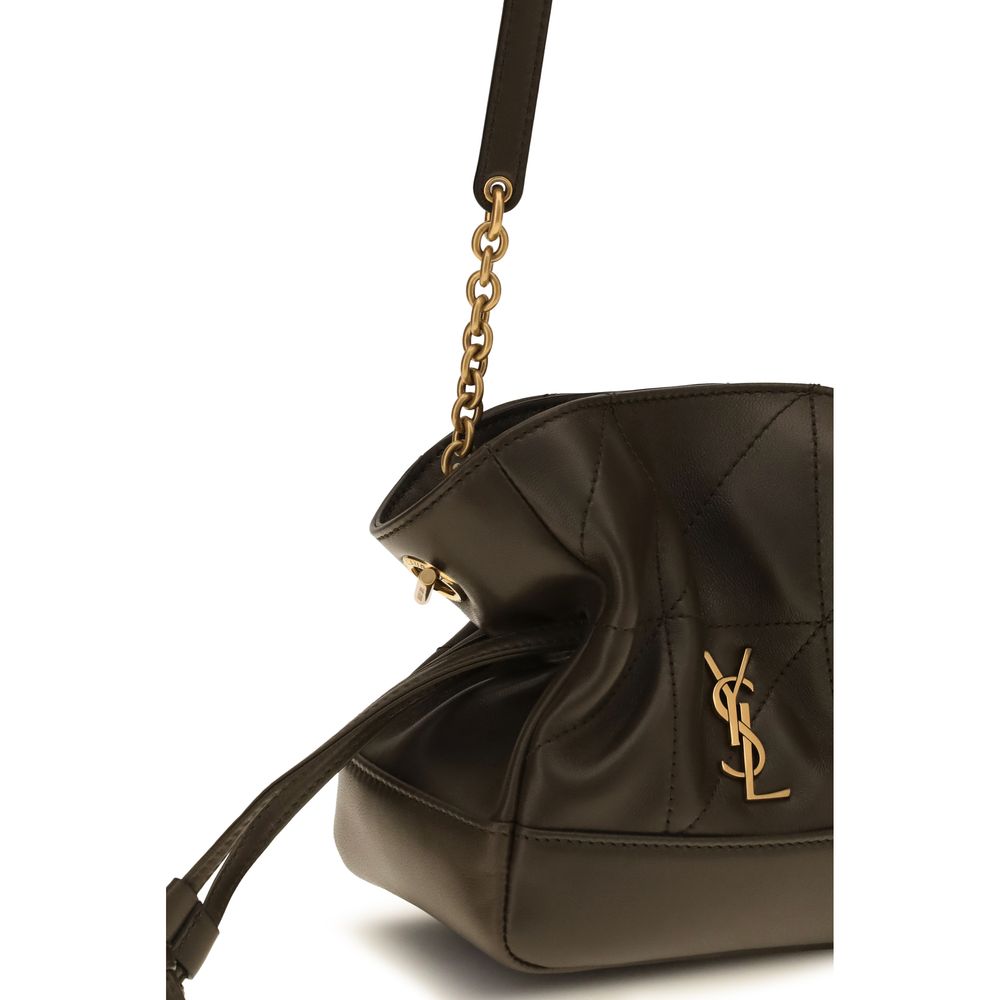 Saint Laurent Bicolor Lamb Ovis Aries Aries Clutch Bag Saint Laurent