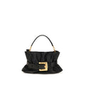 Balmain Black Calf Leather Bos Taurus Shoulder Bag Balmain