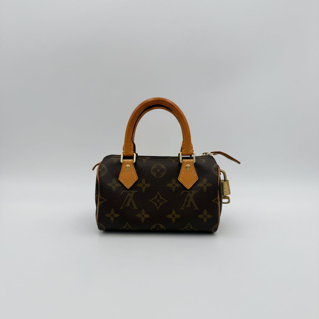 Louis Vuitton LOUIS VUITTON Nano Speedy Monogram Handbag Louis Vuitton