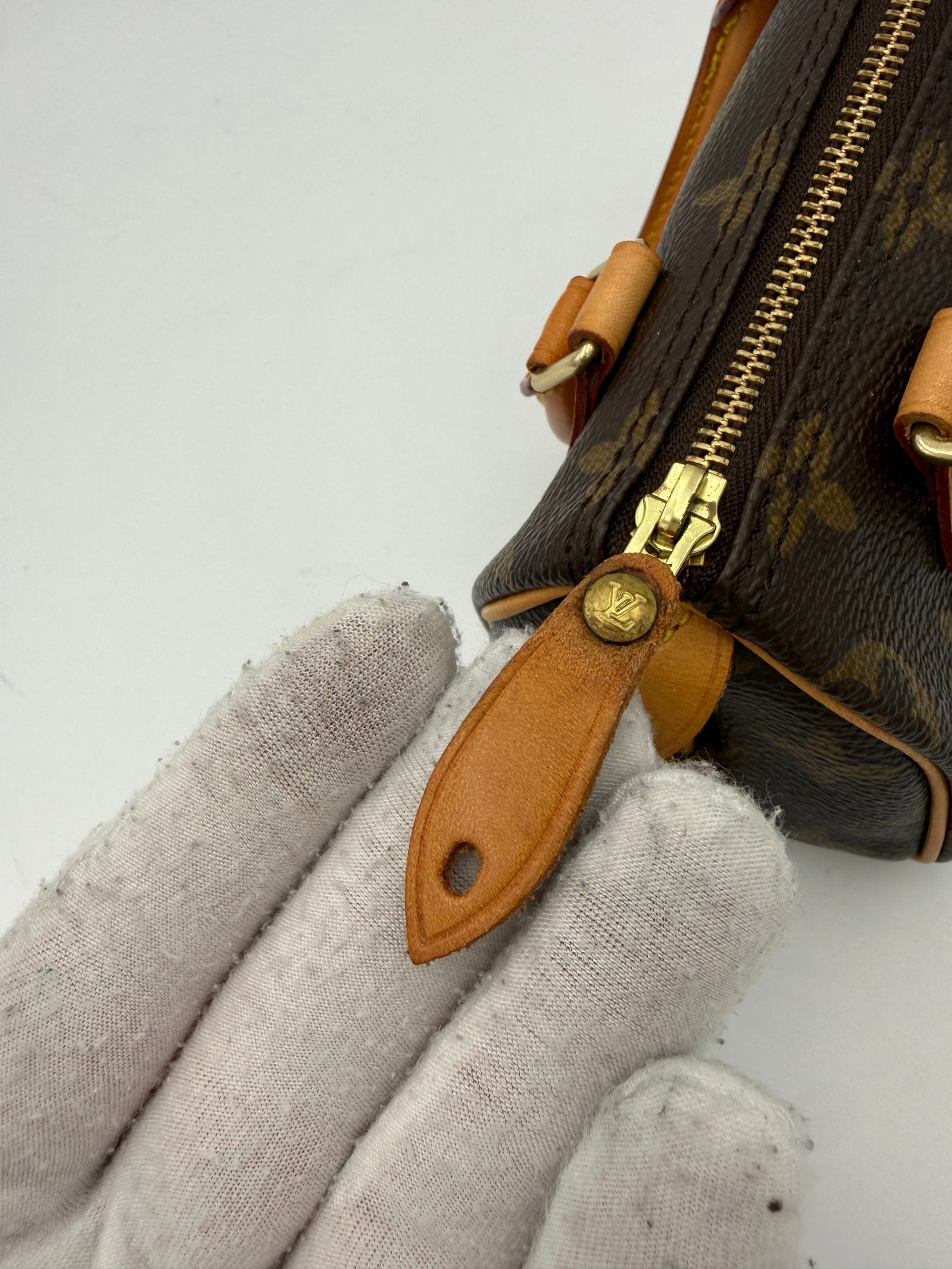 Louis Vuitton LOUIS VUITTON Nano Speedy Monogram Handbag Louis Vuitton