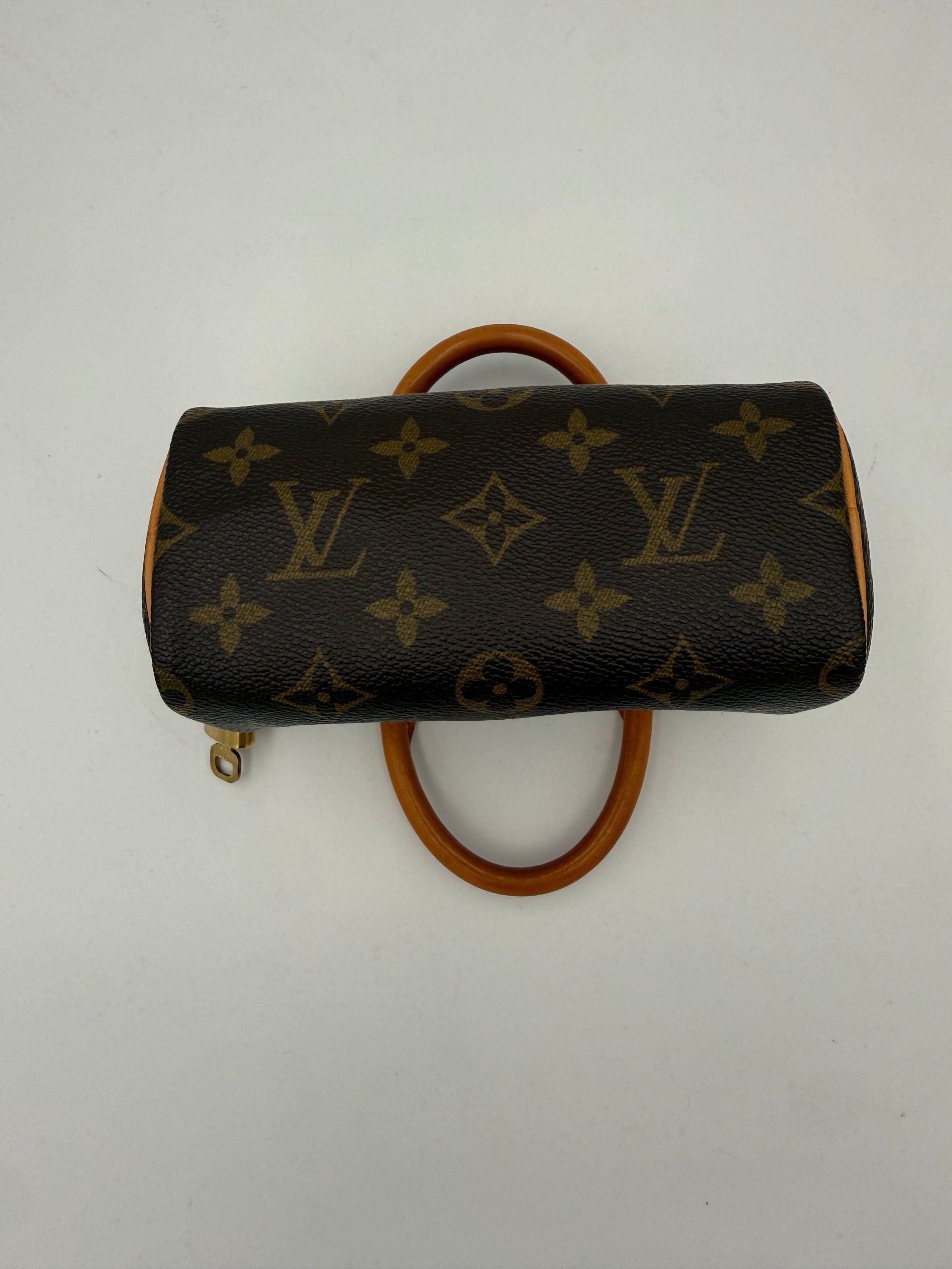 Louis Vuitton LOUIS VUITTON Nano Speedy Monogram Handbag Louis Vuitton