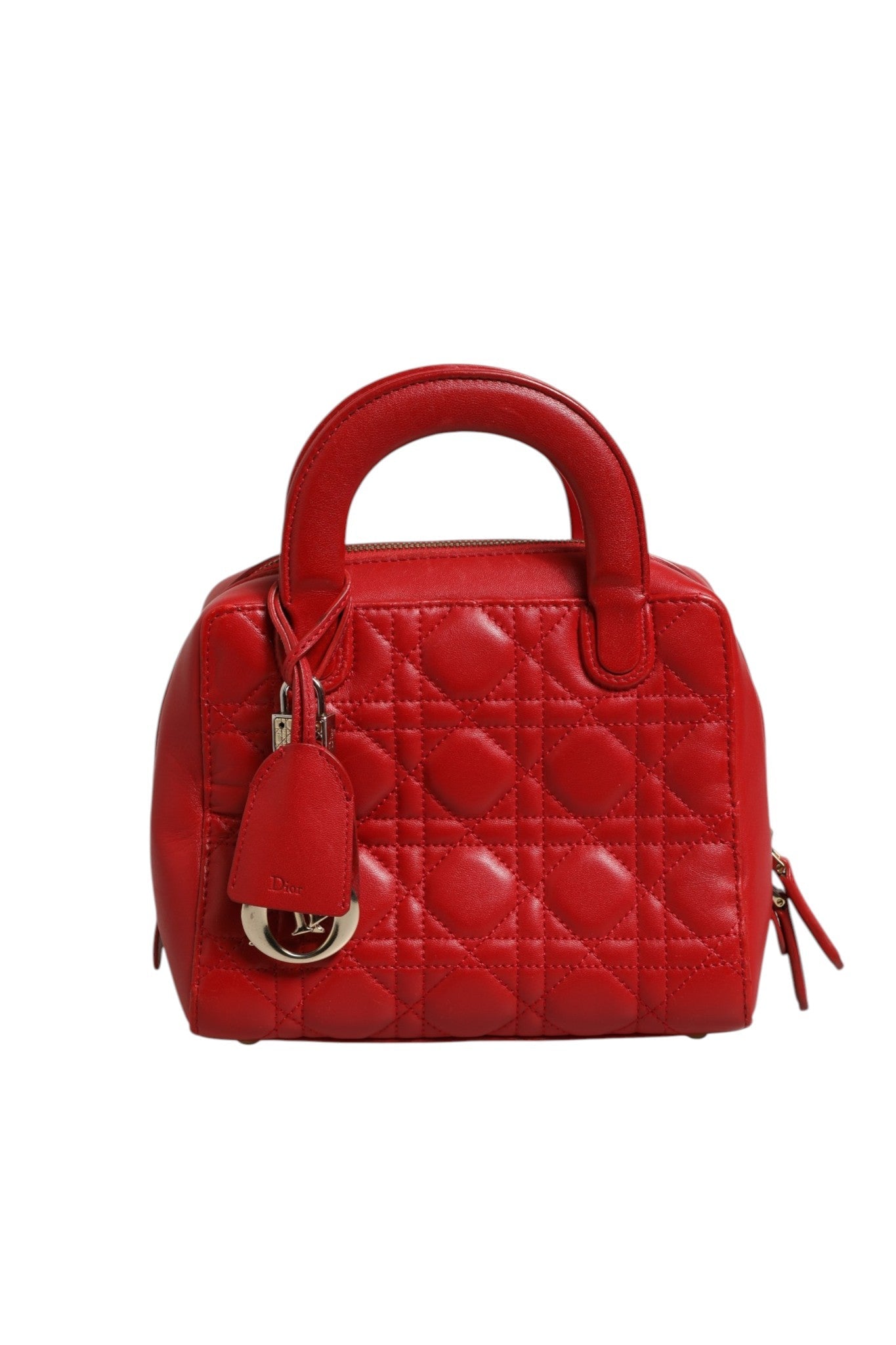 Christian Dior Small Dior Toujours Bag Black Macrocannage Calfskin Christian Dior