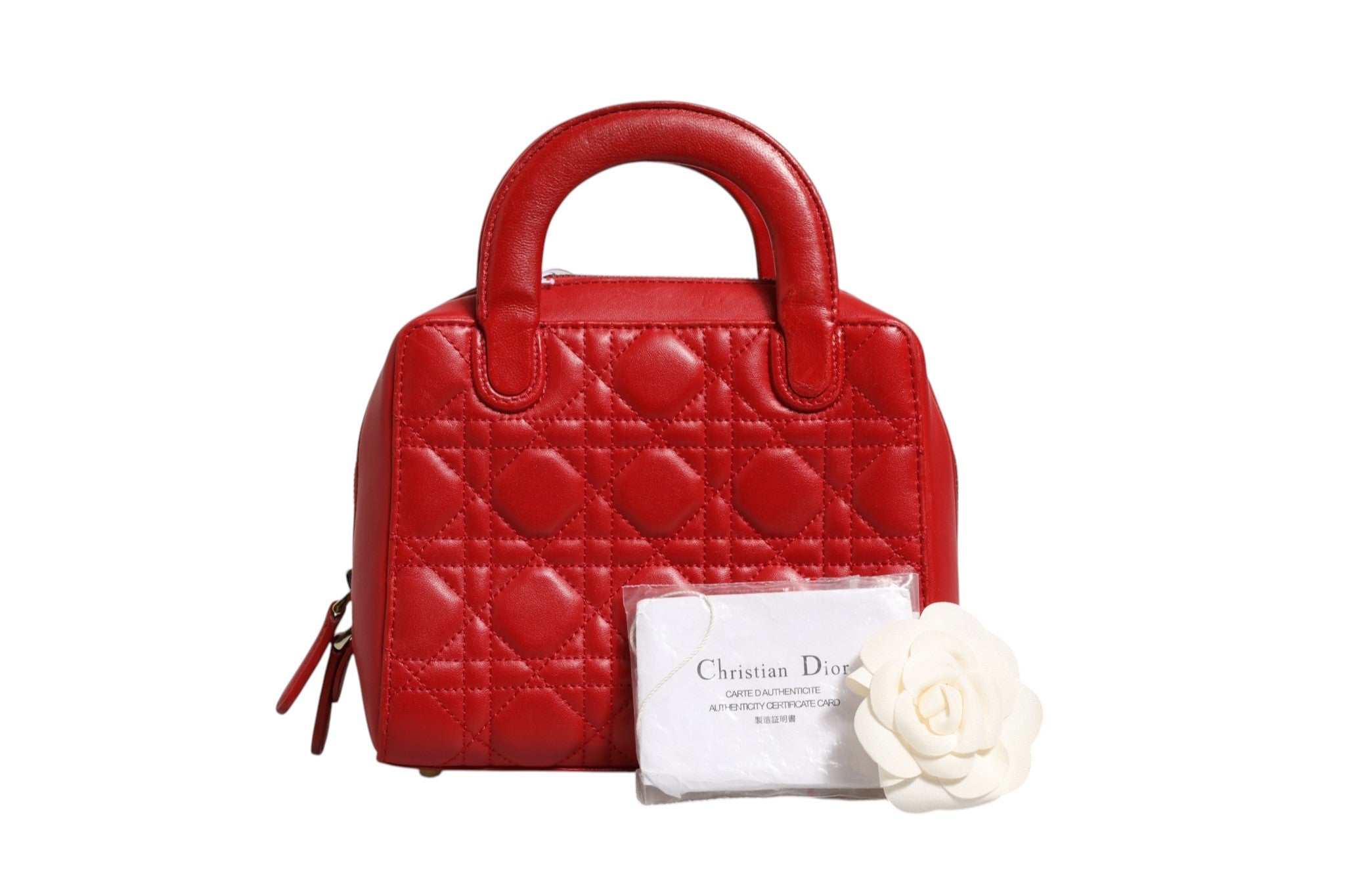 Christian Dior Small Dior Toujours Bag Black Macrocannage Calfskin Christian Dior