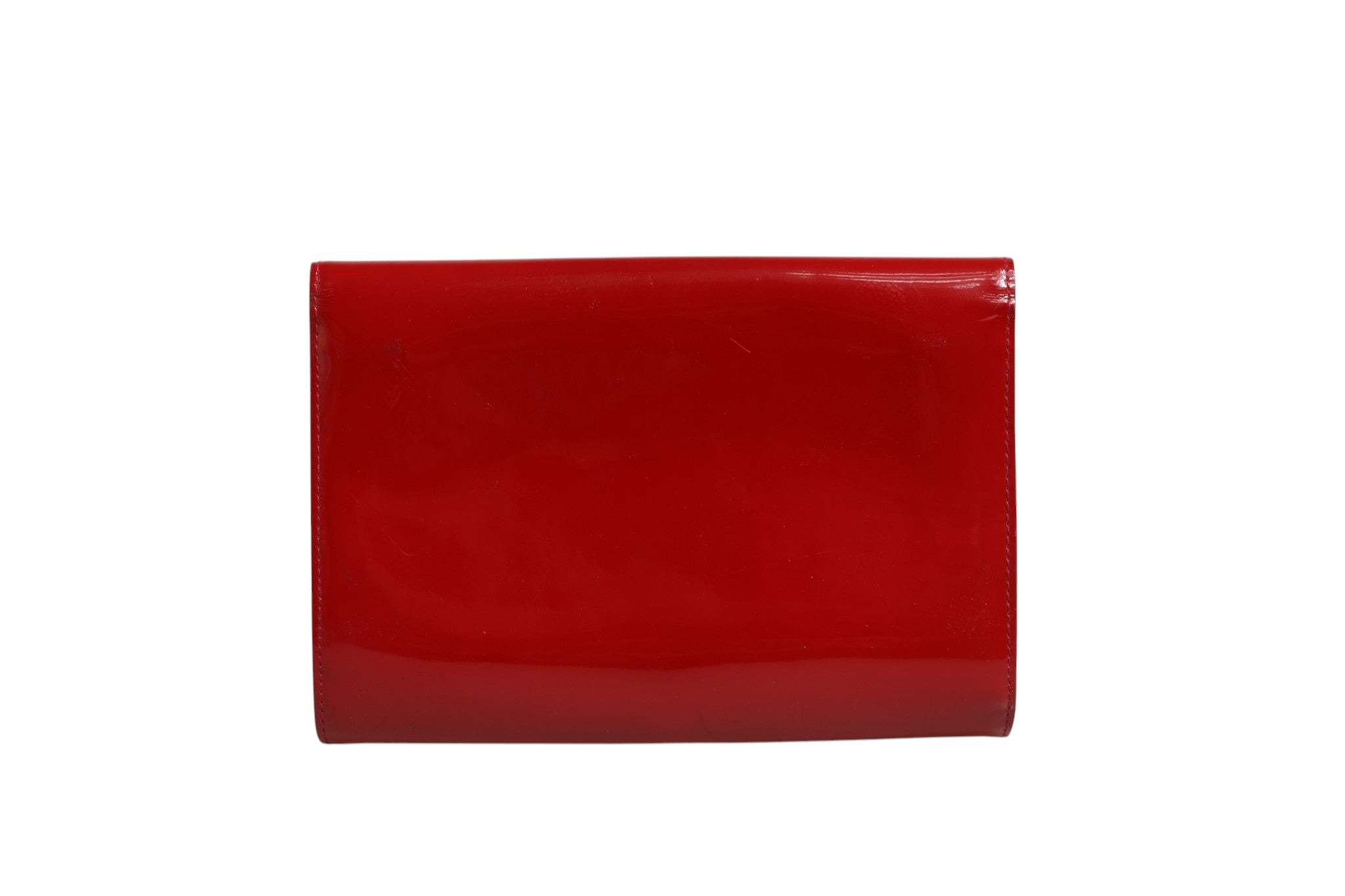 Louis Vuitton Louise PM Red Patent Leather Wallet On Chain Louis Vuitton