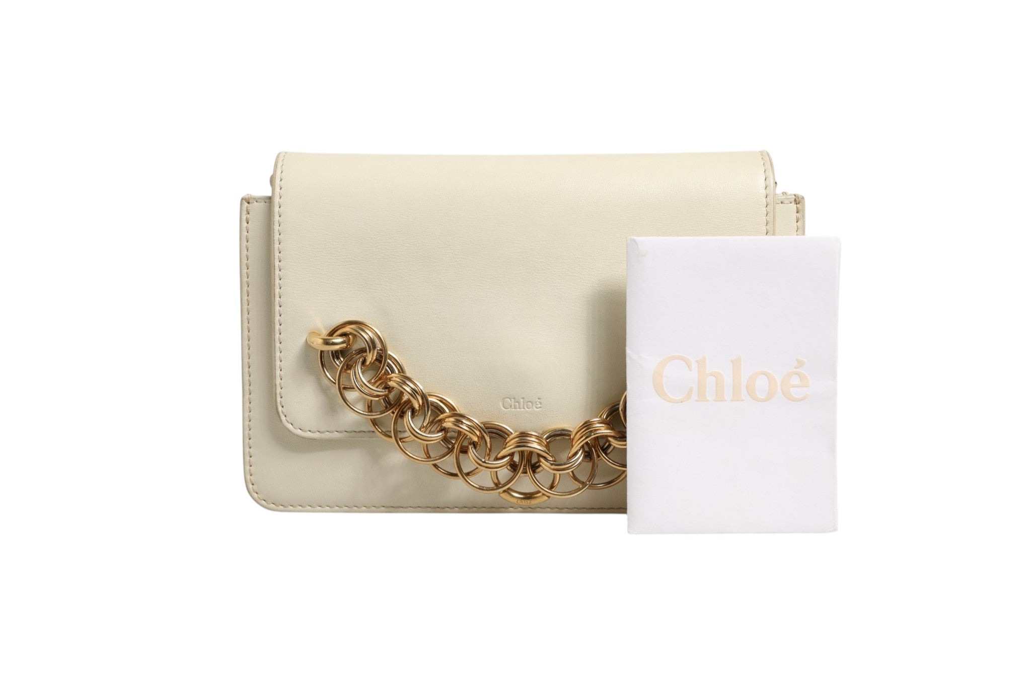 Chloé Drew Bijou Leather Clutch Small Chloé