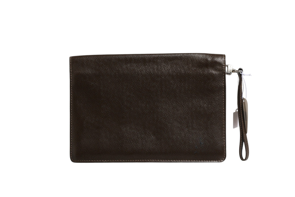 Louis Vuitton Belaia Clutch Taiga Leather Louis Vuitton