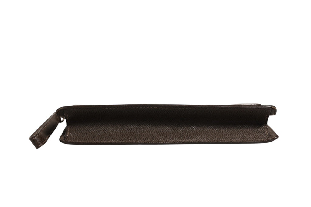 Louis Vuitton Belaia Clutch Taiga Leather Louis Vuitton