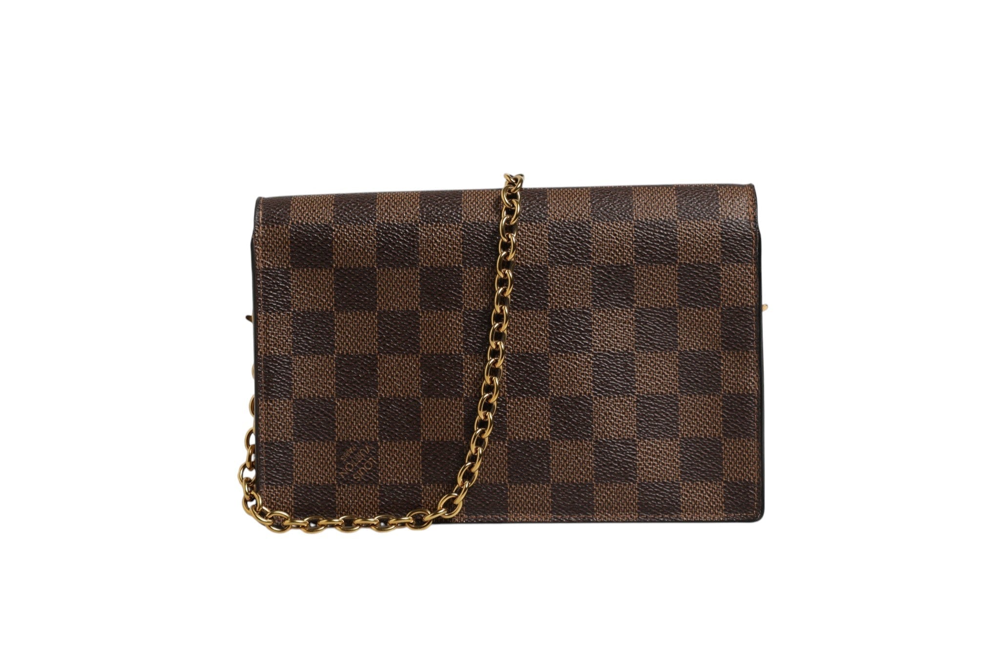 Louis Vuitton Damier Ebene Vavin Chain Wallet Louis Vuitton