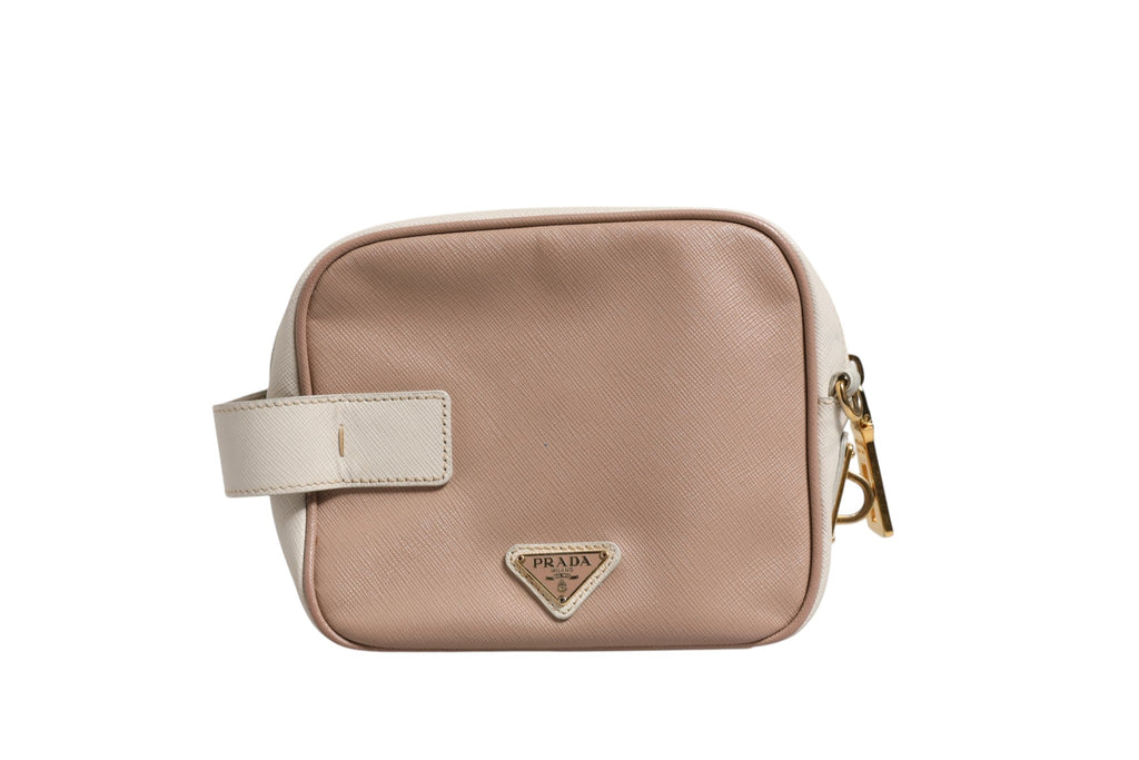 Prada Clay Gray Small Leather Shoulder Bag Prada