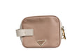 Prada Clay Gray Small Leather Shoulder Bag Prada