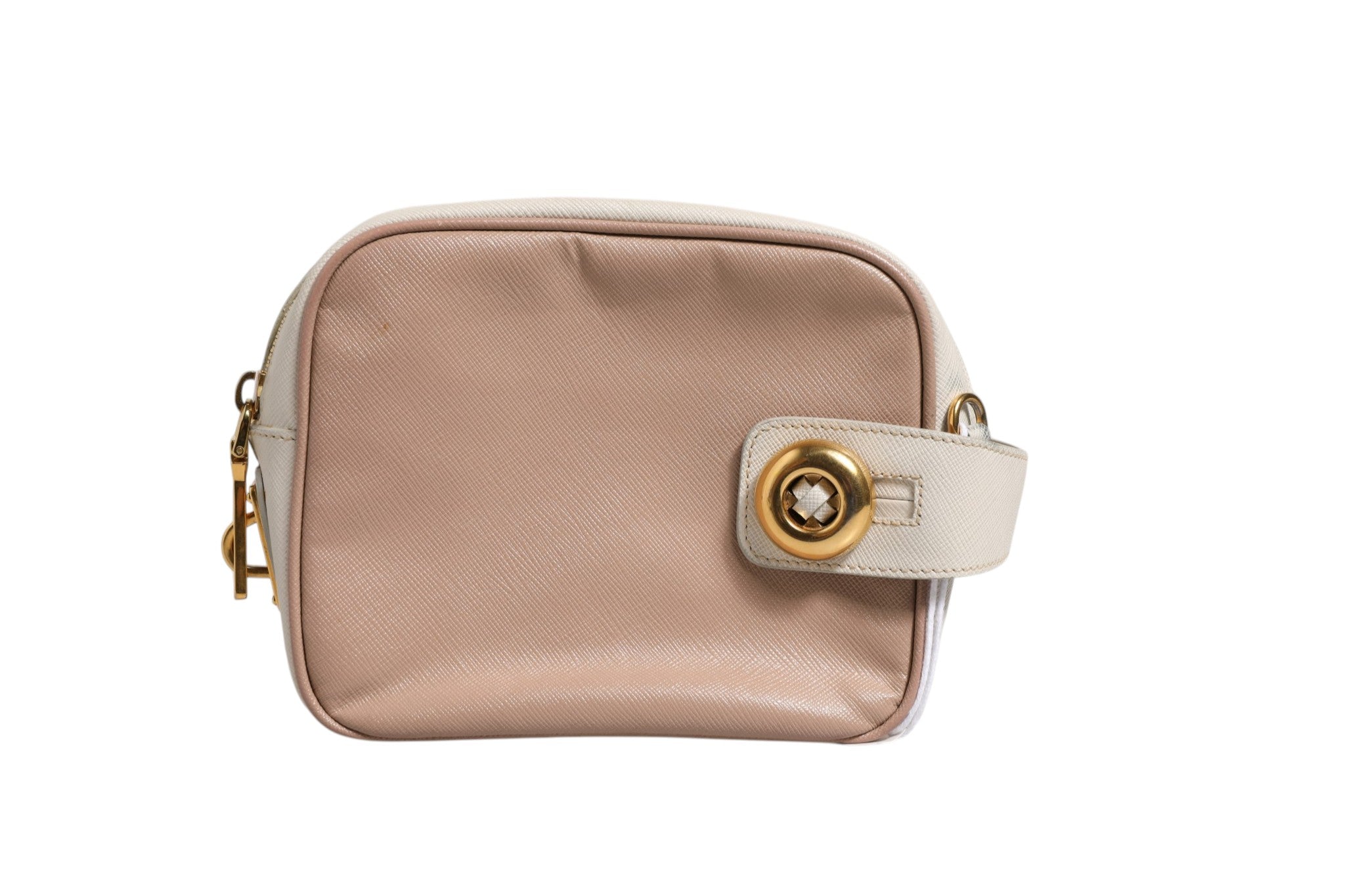 Prada Clay Gray Small Leather Shoulder Bag Prada