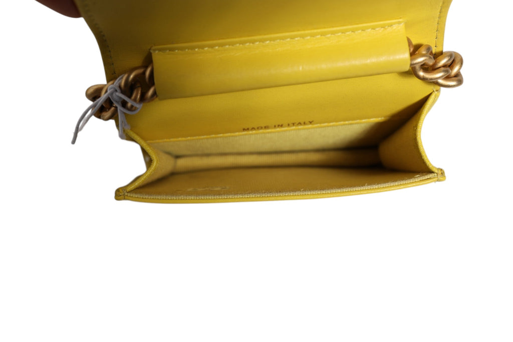 Chanel Crossbody Yellow Leather Bag Chanel