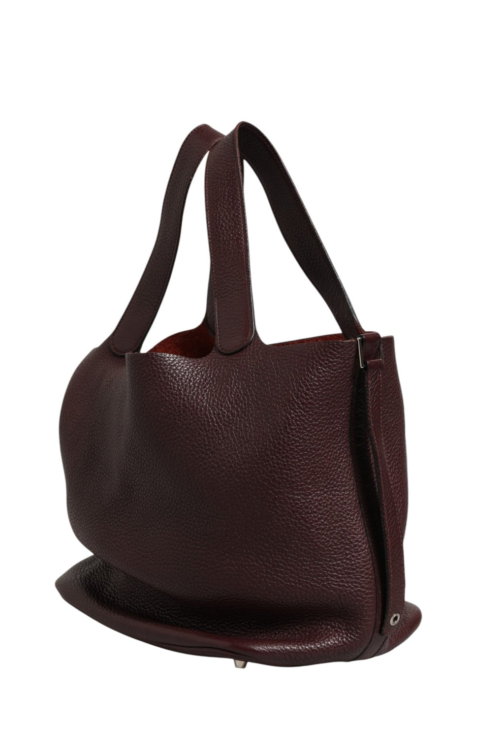 Hermès Picotin Taurillon Clemence Chocolate Handbag Hermès
