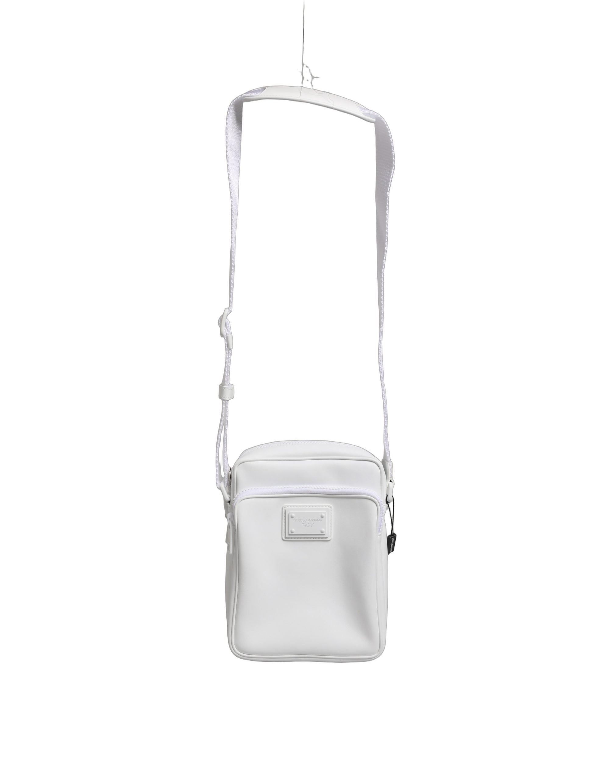 Dolce & Gabbana White Logo Plaque Crossbody Shoulder Borse Men Bag Dolce & Gabbana